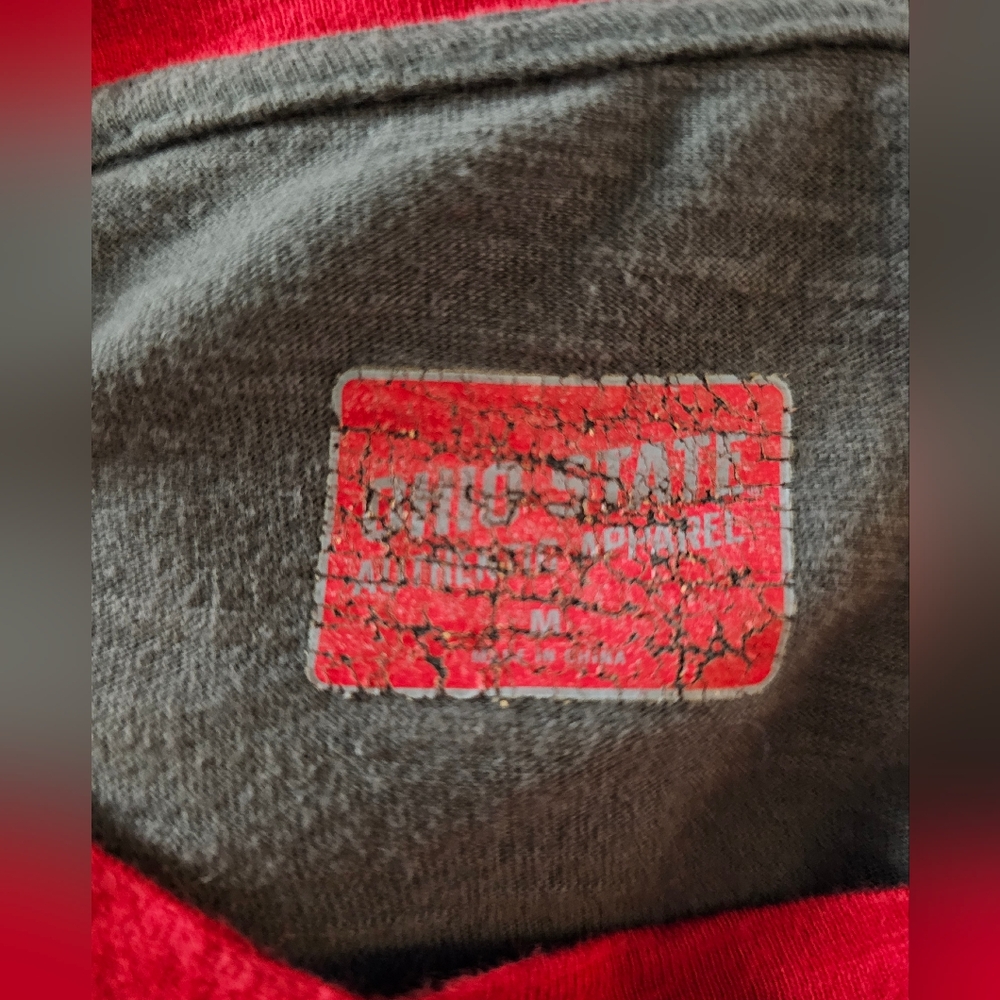 Mens Tailgate tag Ohio State Buckeyes retro M - Picture 2 of 2
